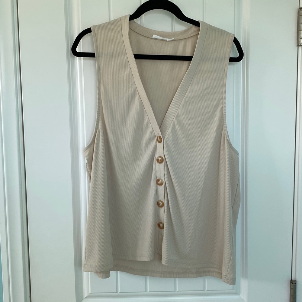 Verge Girl Field Trip Button Front Top